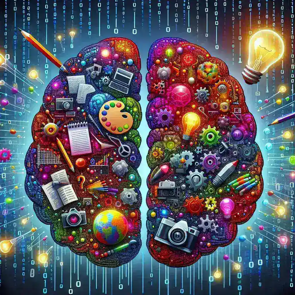 "Creative professional using essential digital tools and techniques on a laptop to enhance their workflow and drive innovation in the creative process."